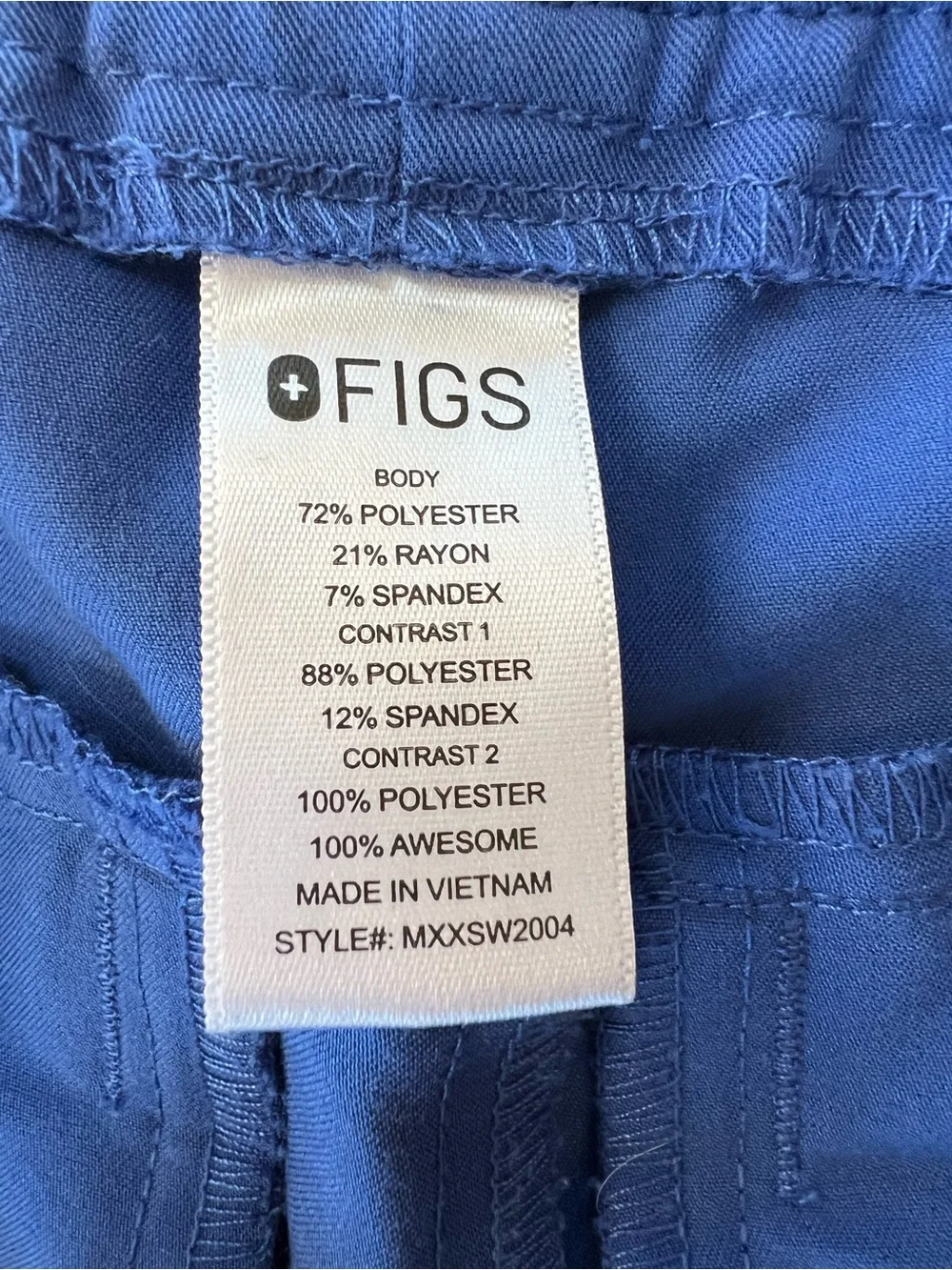 FIGS Men's Tansen Jogger Scrub Pants Limited Edition Denim Blue (PO #660), Small